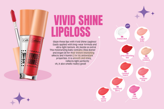 CALLISTA VIVID SHINE LIPGLOSS 104 Candy Apple Lip Gloss