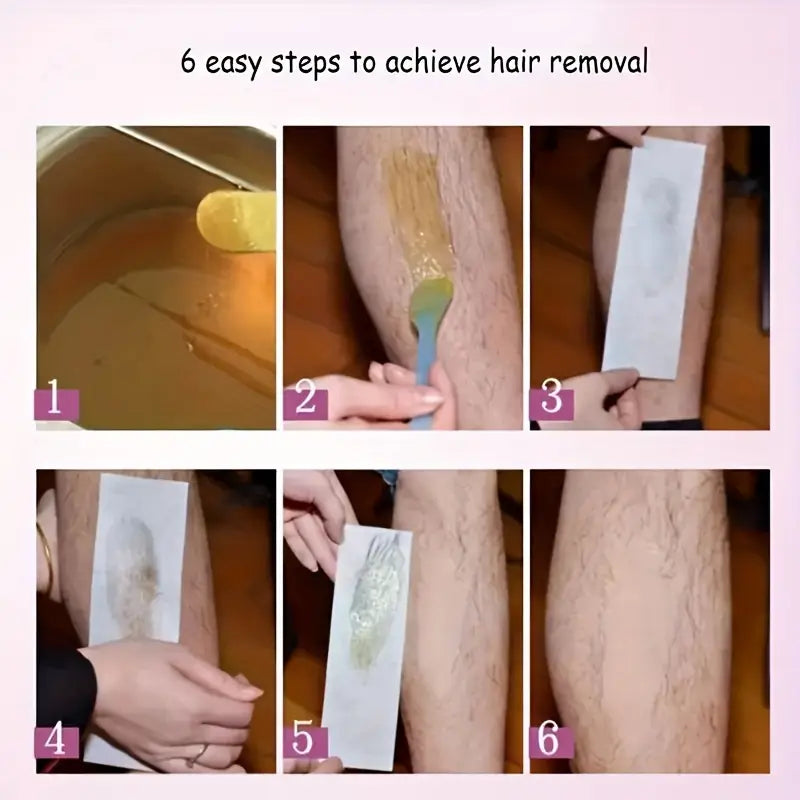 Non-Woven Hair Removal Wax Strips | 100 sheets