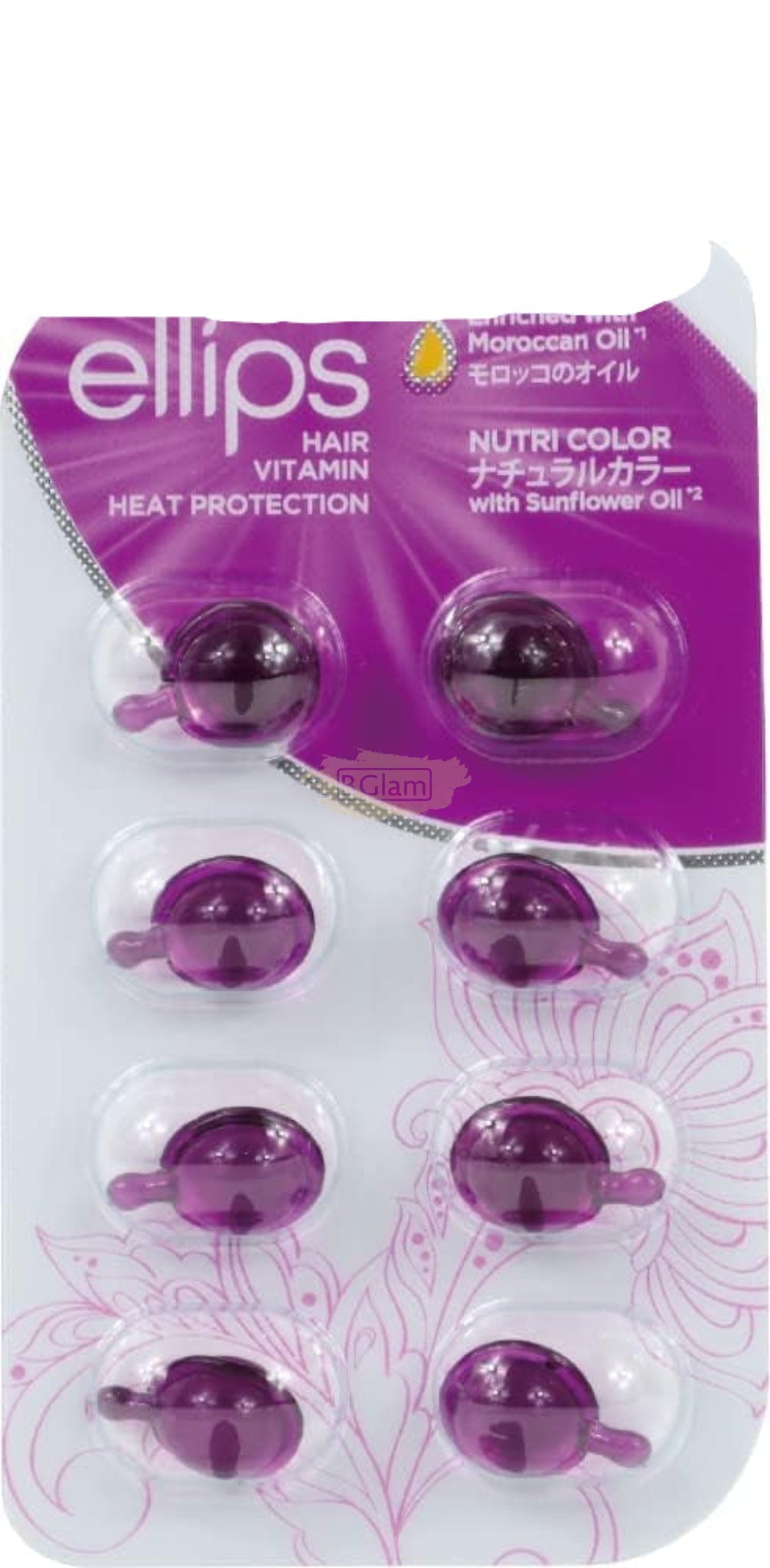 ELLIPS Hair Vitamin Nutri Color (8Caps) 1ml Hair Treatment