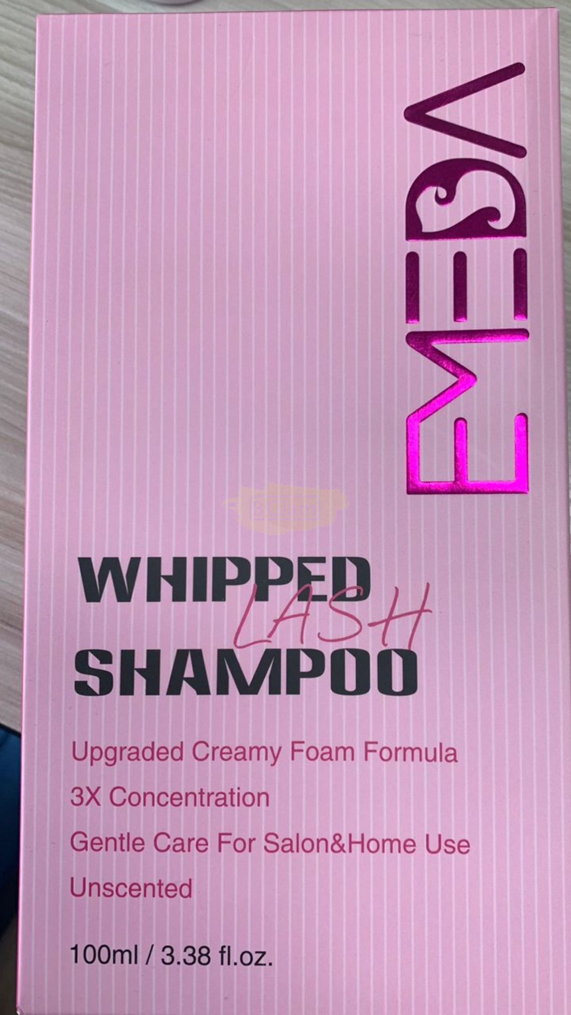 EMEDA Whipped Lash Shampoo Kit 100ml | Eyelash Extension Cleanser with Cleaning Brush & 20 Lash Brushes