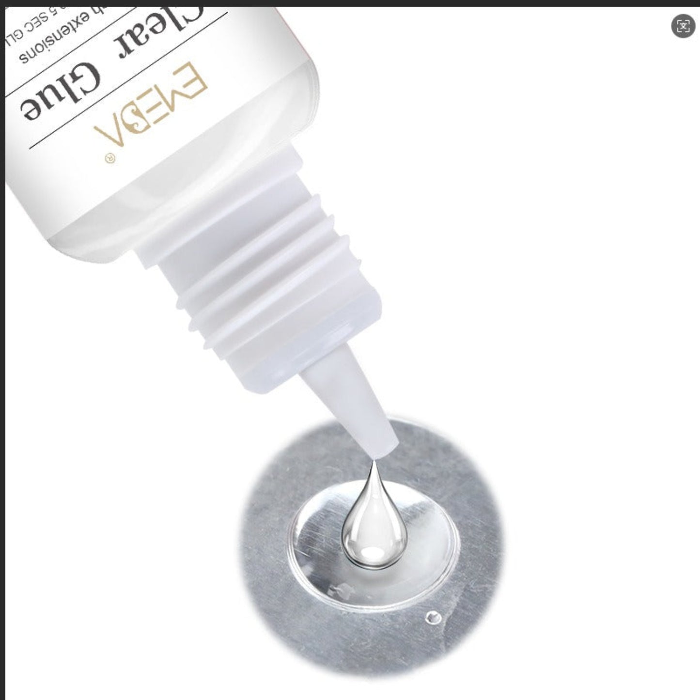 EMEDA Korean Eyelash Clear Glue 5ml | 0.5s Ultra-Fast Dry | Pro Use