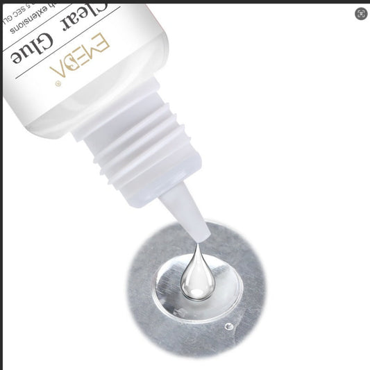 EMEDA Korean Eyelash Clear Glue 5ml | 0.5s Ultra-Fast Dry | Pro Use