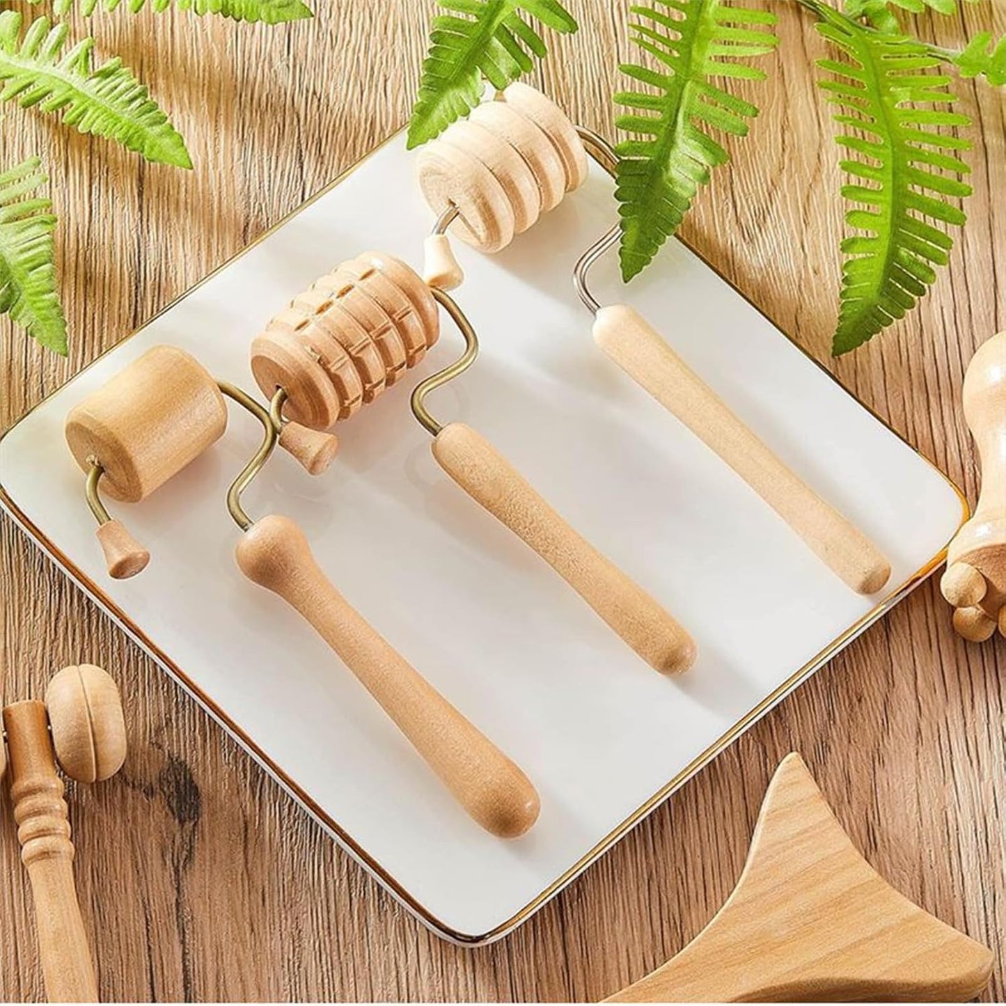 Kit de Madérothérapie pour le Visage | Ensemble 7-en-1