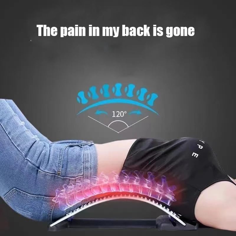 Back Stretcher Pro for Relaxation & Pain Relief | Adjustable Lumbar Support