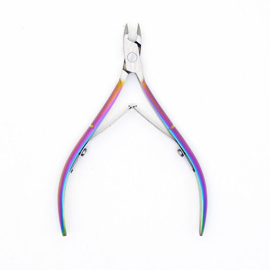 Holographic Manicure Essential Set | 3 pieces ( Cuticle Nipper, 2-in-1 Pusher & Gel Pusher Remover)