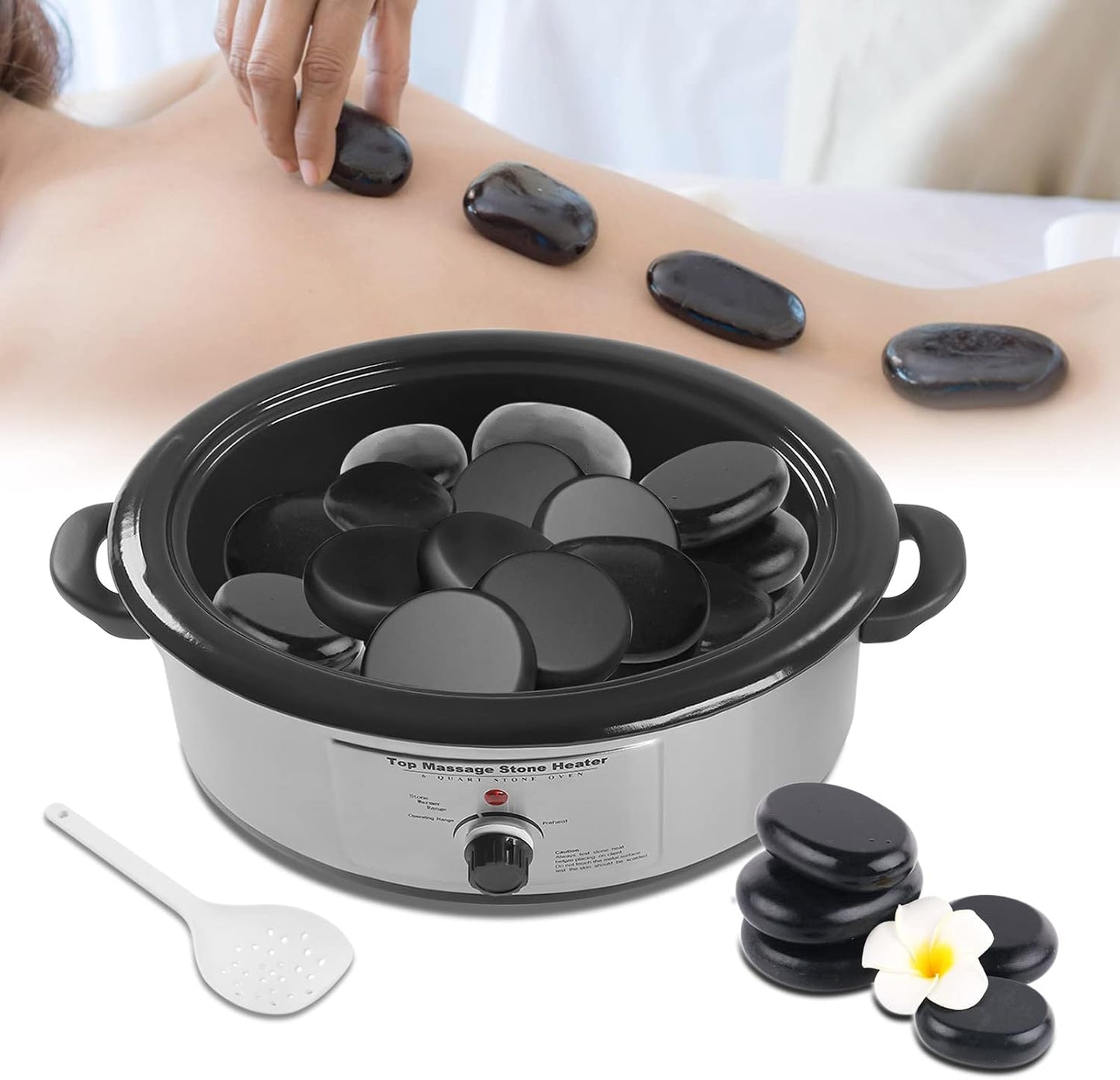 Hot Stone Massage Heater 6 Quart