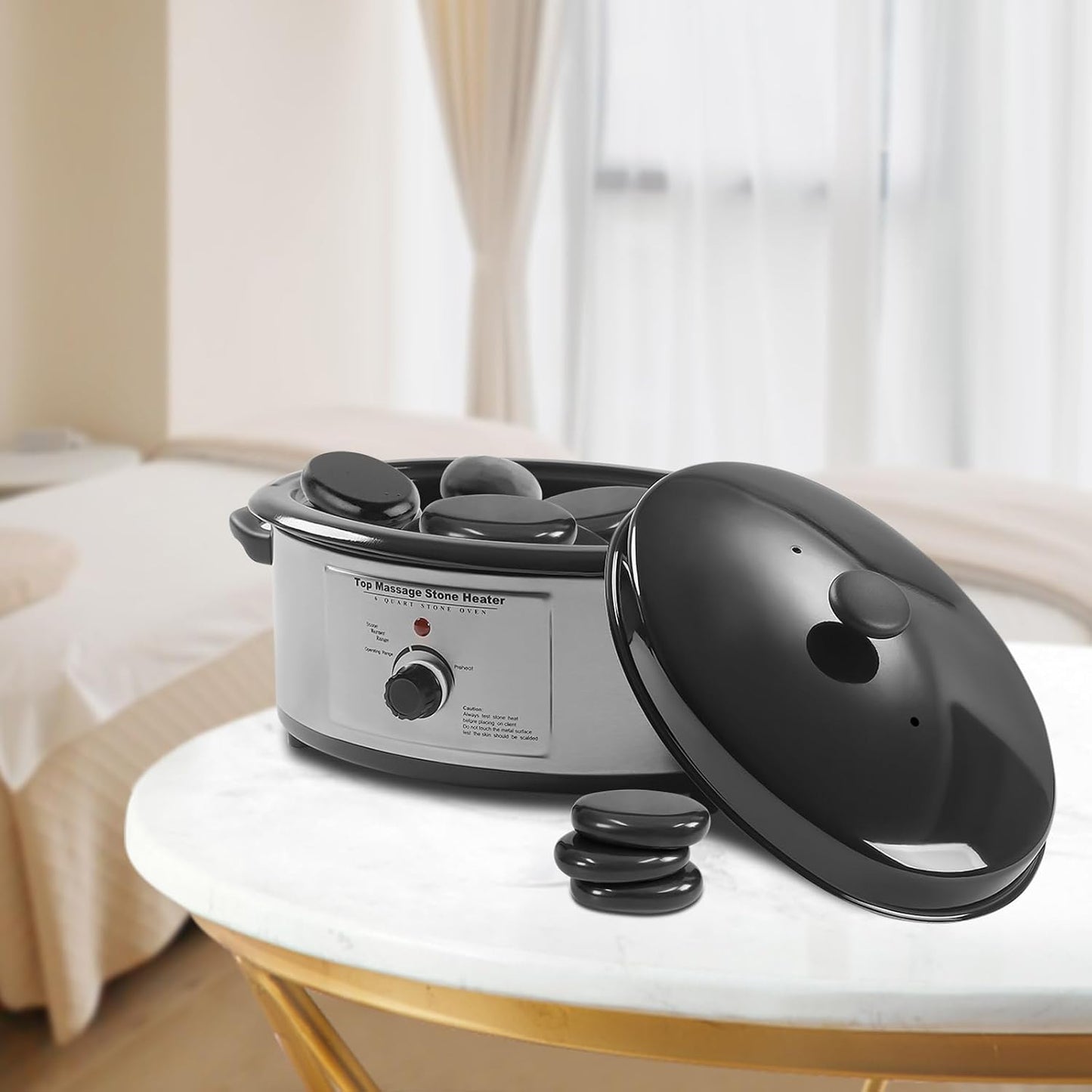 Hot Stone Massage Heater 6 Quart