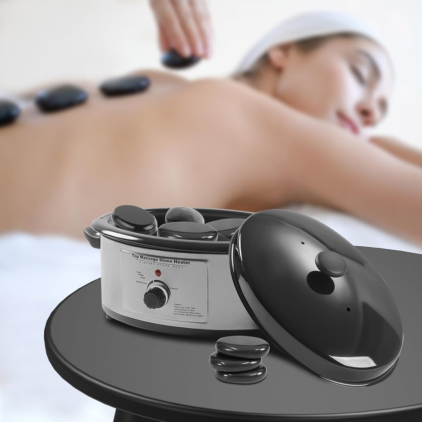 Hot Stone Massage Heater 6 Quart