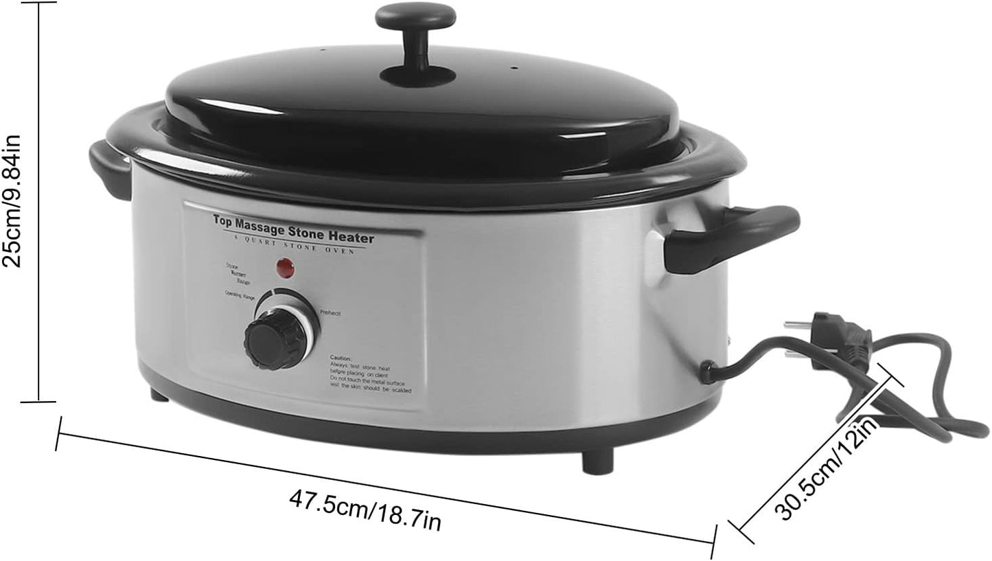 Hot Stone Massage Heater 6 Quart
