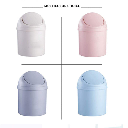 Mini Swing Lid Trash Bin for Beauty Salons