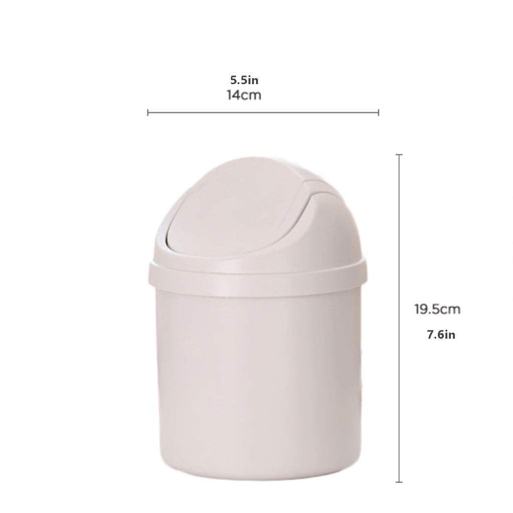 Mini Swing Lid Trash Bin for Beauty Salons
