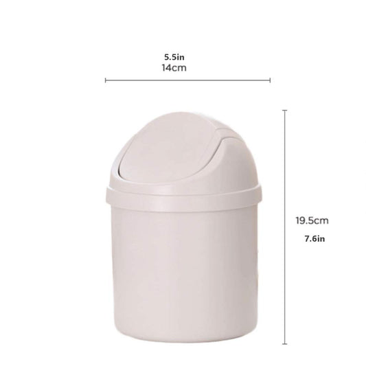 Mini Swing Lid Trash Bin for Beauty Salons
