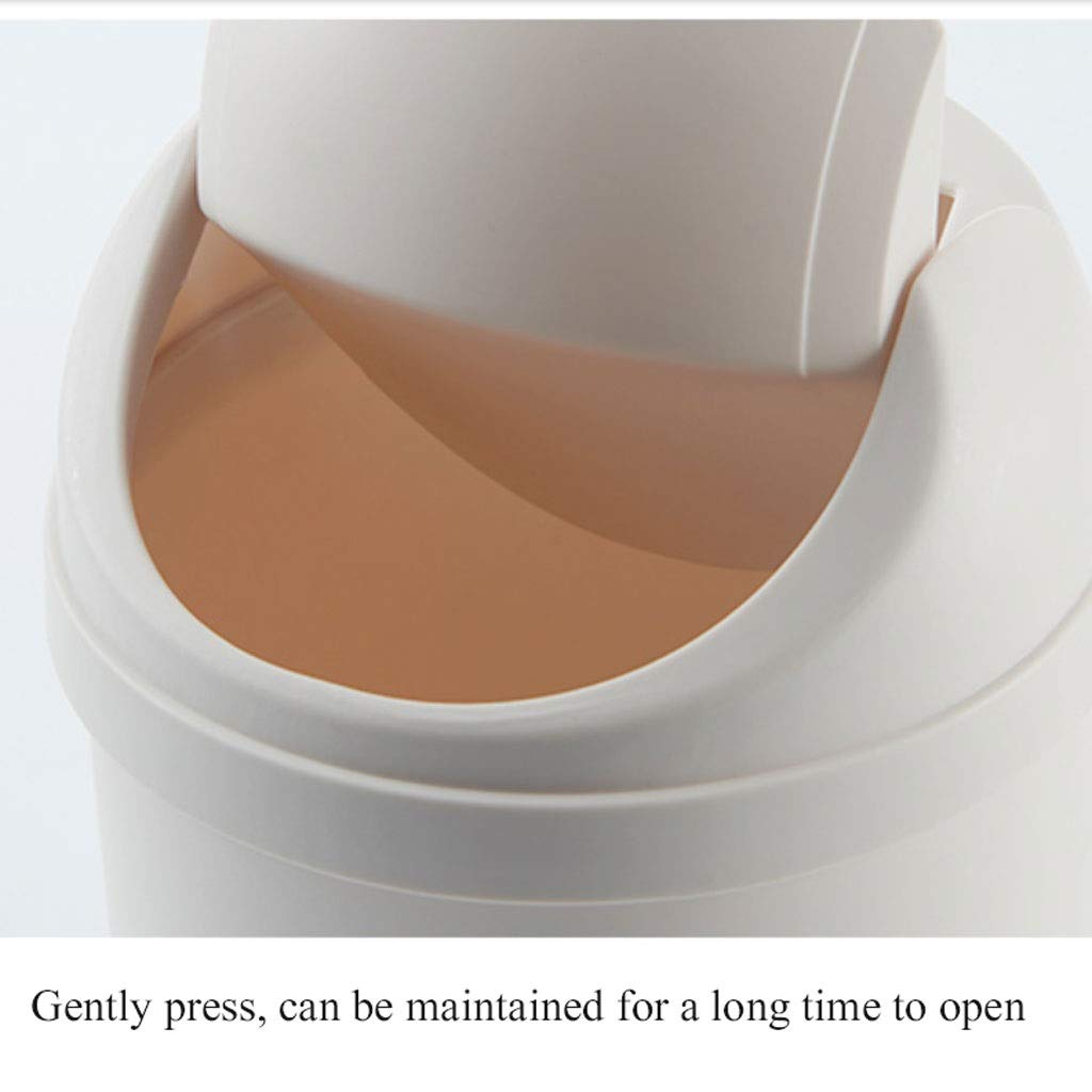 Mini Swing Lid Trash Bin for Beauty Salons