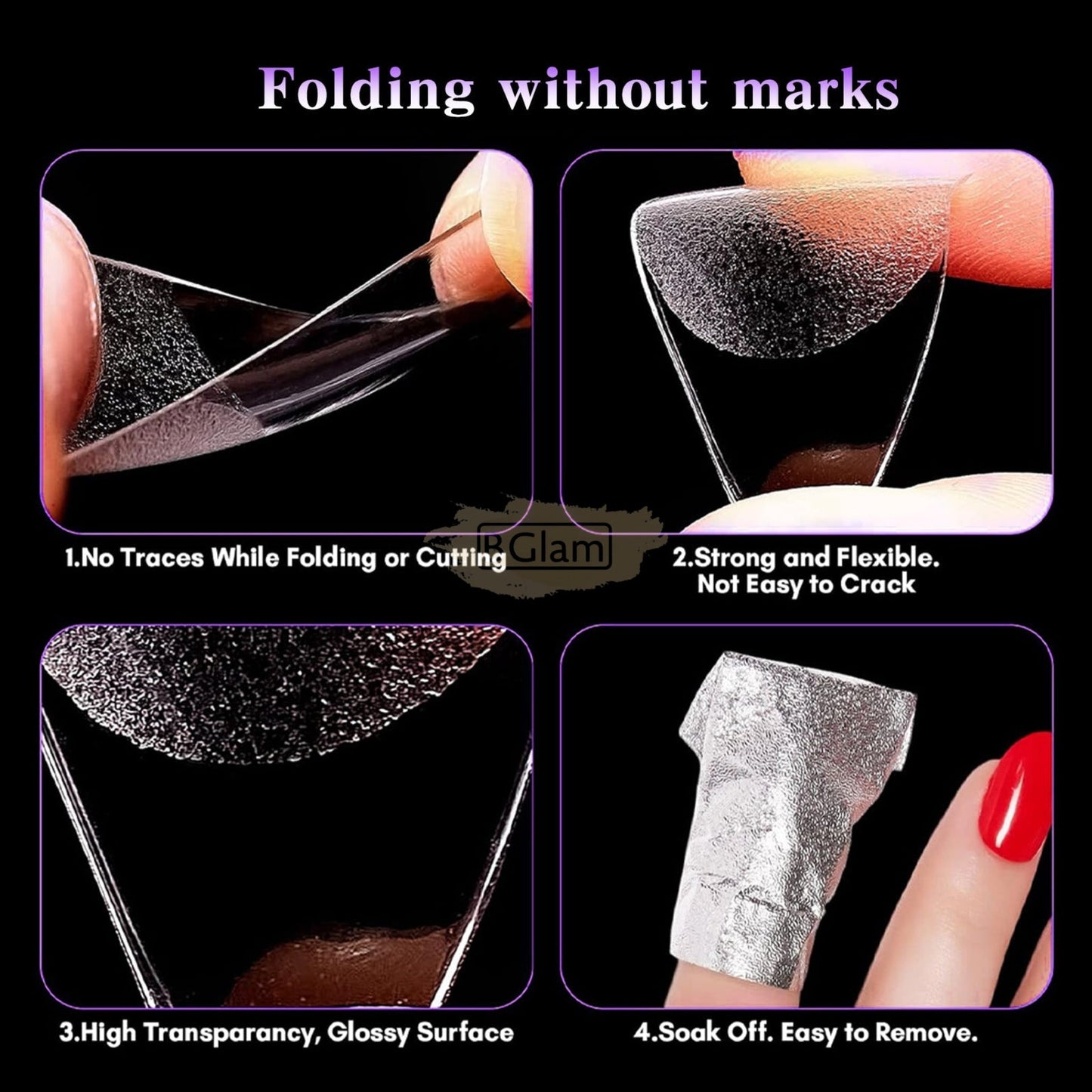 Vicovi 480pcs Full Cover Short Ballerina Nail Tips | Half Matte