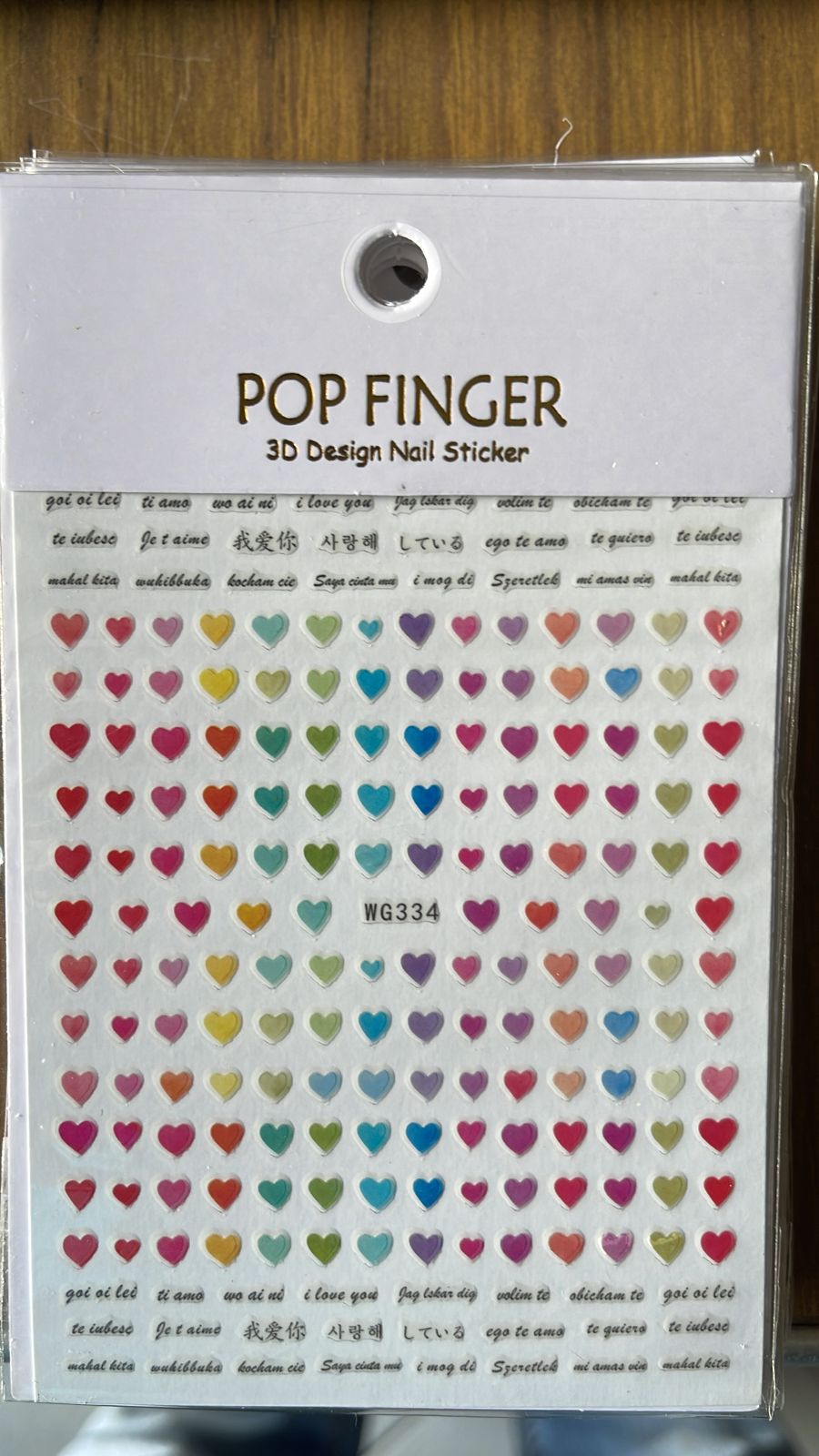 Nail Stickers | Hearts, Love & Lips | WG334