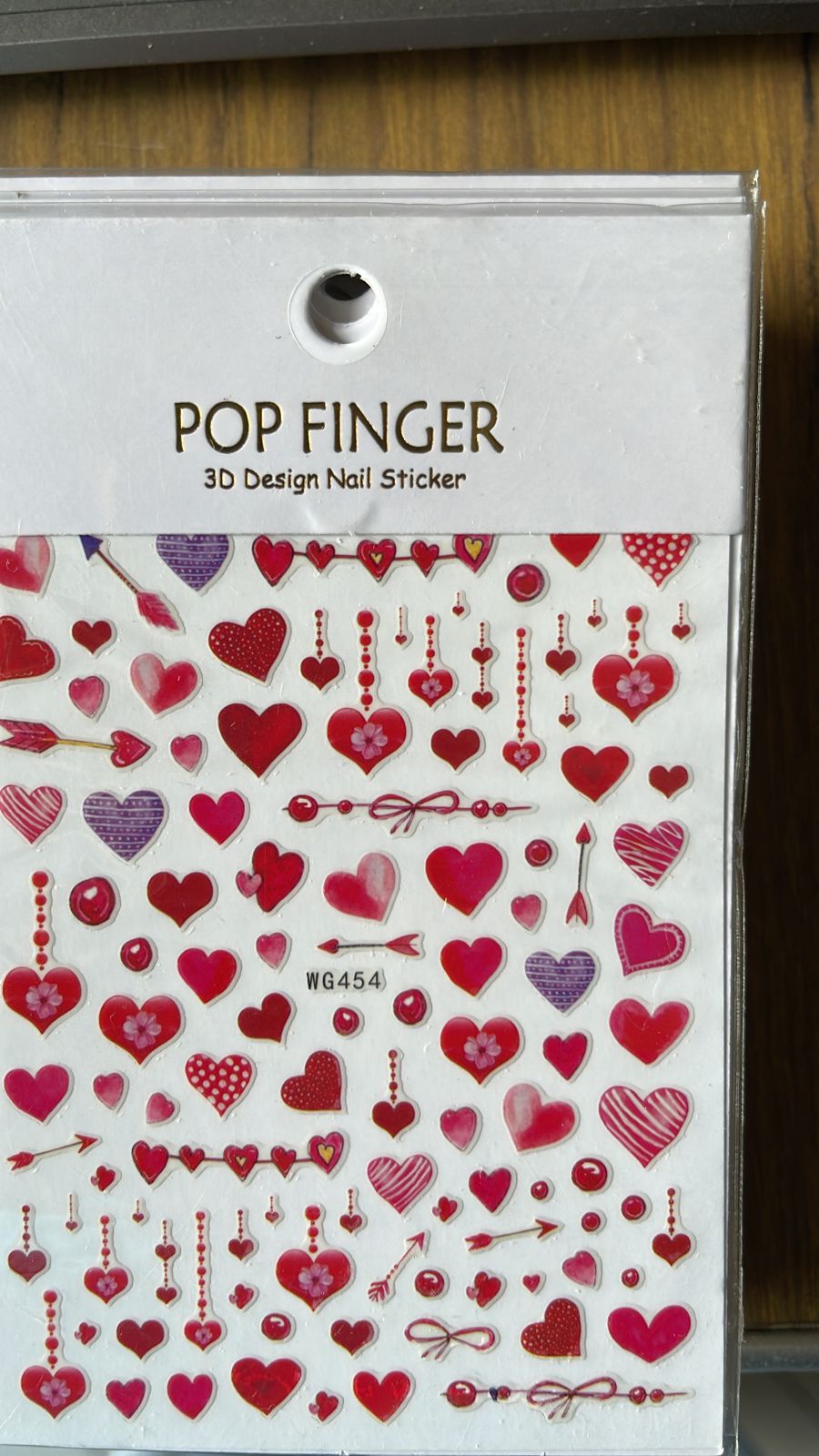 Nail Stickers | Hearts, Love & Lips | WG454