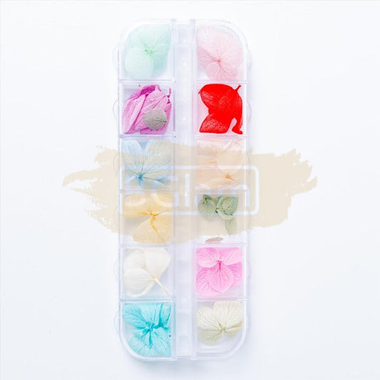 Dried Flowers Nail Deco T-92-2 Art