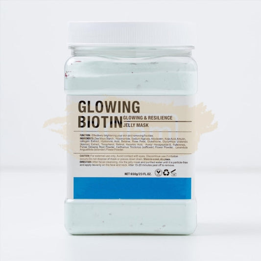 Hydro Jelly Mask 650G - Glowing Biotin: & Resilience Face