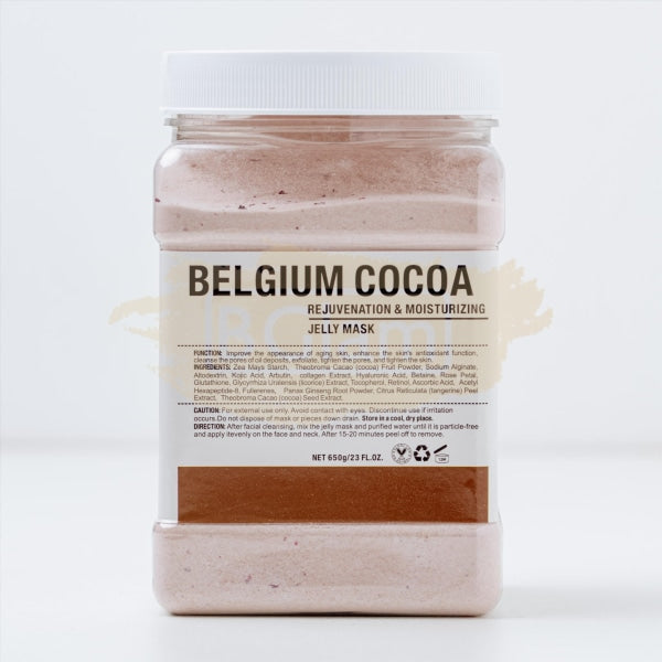 Hydro Jelly Mask 650G - Belgium Cocoa: Rejuvenation & Moisturizing Face