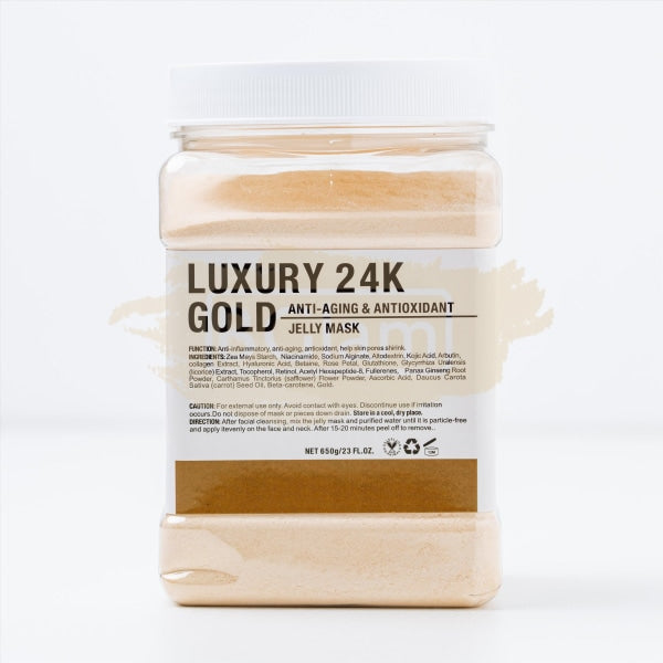 Hydro Jelly Mask 650G - Luxury 24K Gold: Anti-Aging & Anti-Oxidant Face