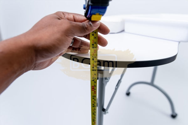 Foldable Manicure Station With Carry Bag - White Mt-005