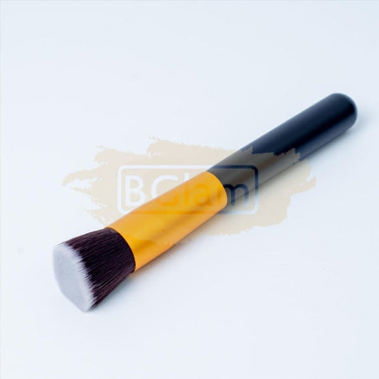 Flat Top Foundation Brush - Black & Gold Makeup Accessories