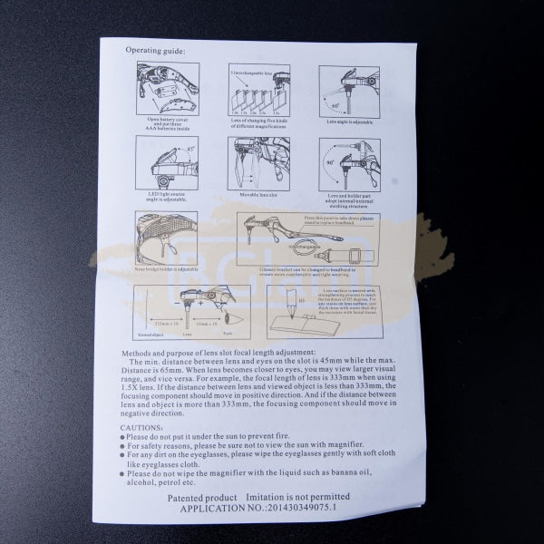 Led Head Lamp Magnifying Glasses