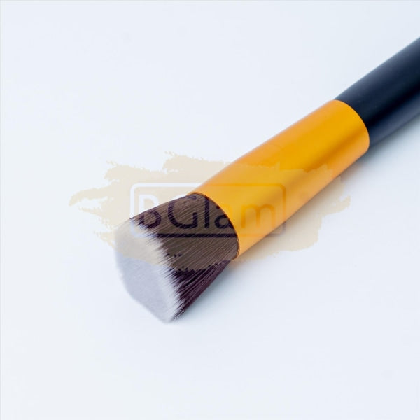 Flat Top Foundation Brush - Black & Gold Makeup Accessories