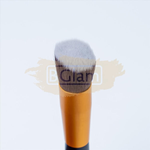 Flat Top Foundation Brush - Black & Gold Makeup Accessories