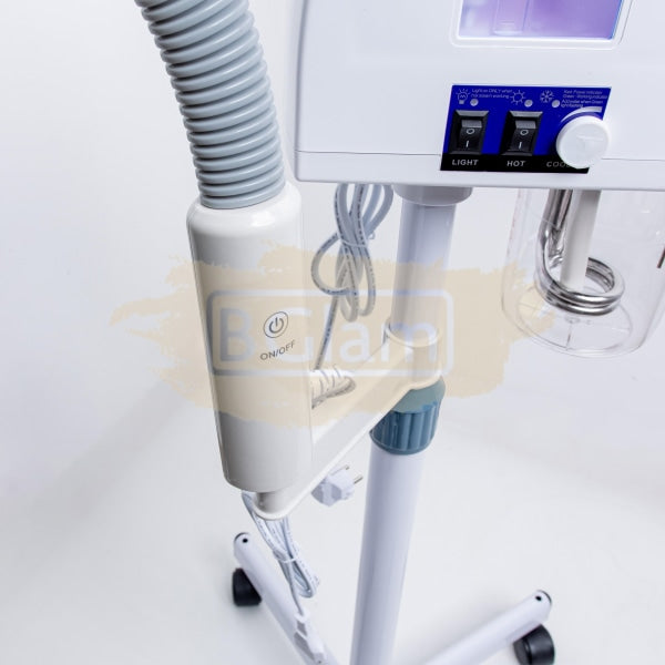 Professional 3-In-1 Facial Steamer - Hot & Cold Mist With Magnifying Led Lamp | E-33
