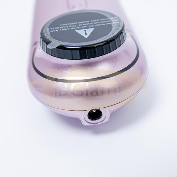 Portable Rechargeable Nail Drill Machine With Lcd Display 30 000 Rpm Pink