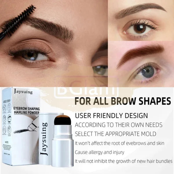 Jaysuing Eyebrow Shaping Powder Kit - Dark Brown Lash Extension Accessories