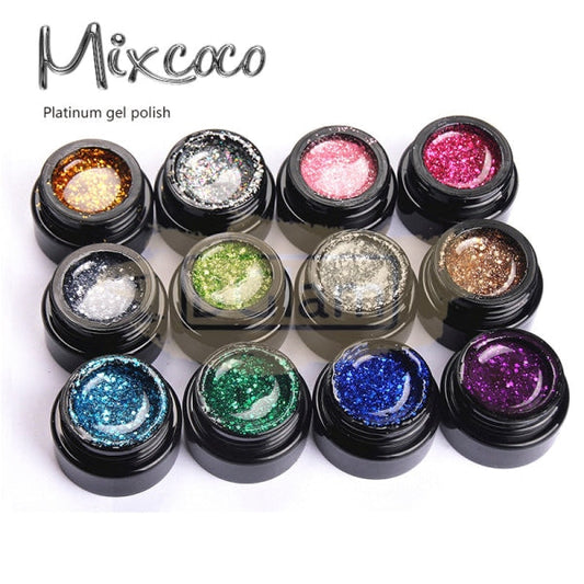 Mixcoco Soak-Off Gel Polish - Platinum Nail Collection