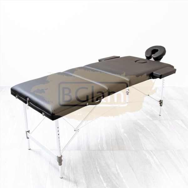 Portable Massage Spa Bed With Metal Legs - Black