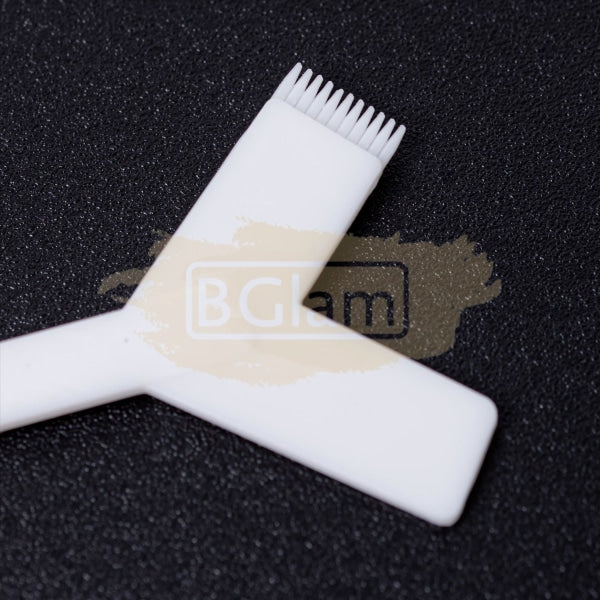 Y Brush & Separator Combo For Lash Lift - White Extension Accessories