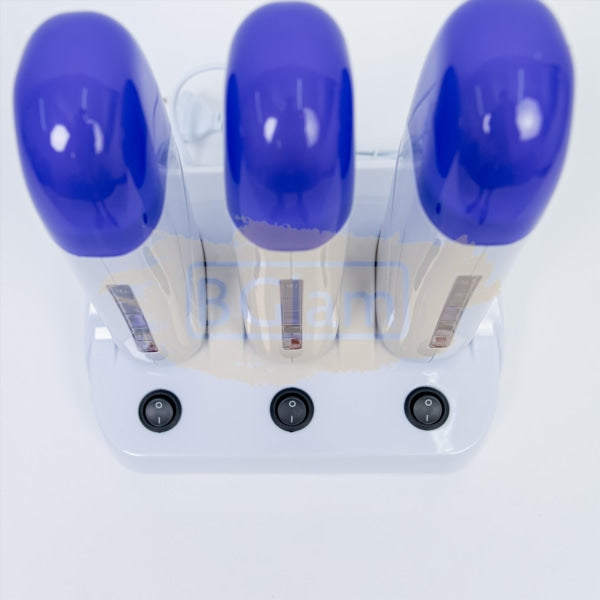 Triple Roll-On Wax Heater - Blue