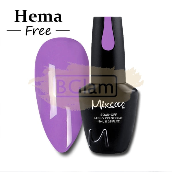 Mixcoco Soak-Off Gel Polish 7.5Ml - Purple 158 (Zs 02) Nail