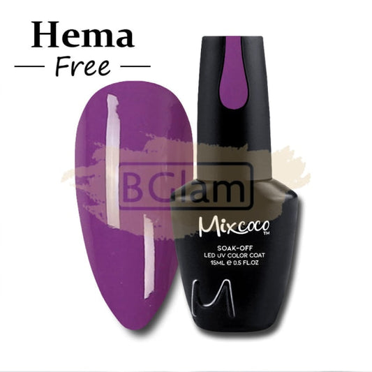 Mixcoco Soak-Off Gel Polish 7.5Ml - Purple 164 (Zs 10) Nail