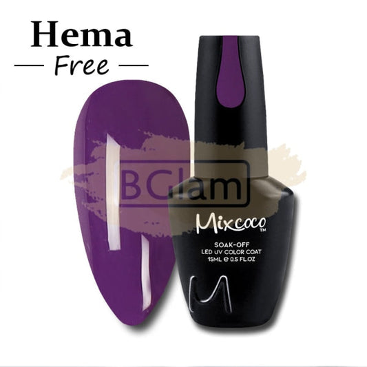 Mixcoco Soak-Off Gel Polish 7.5Ml - Purple 166 (Zs 04) Nail