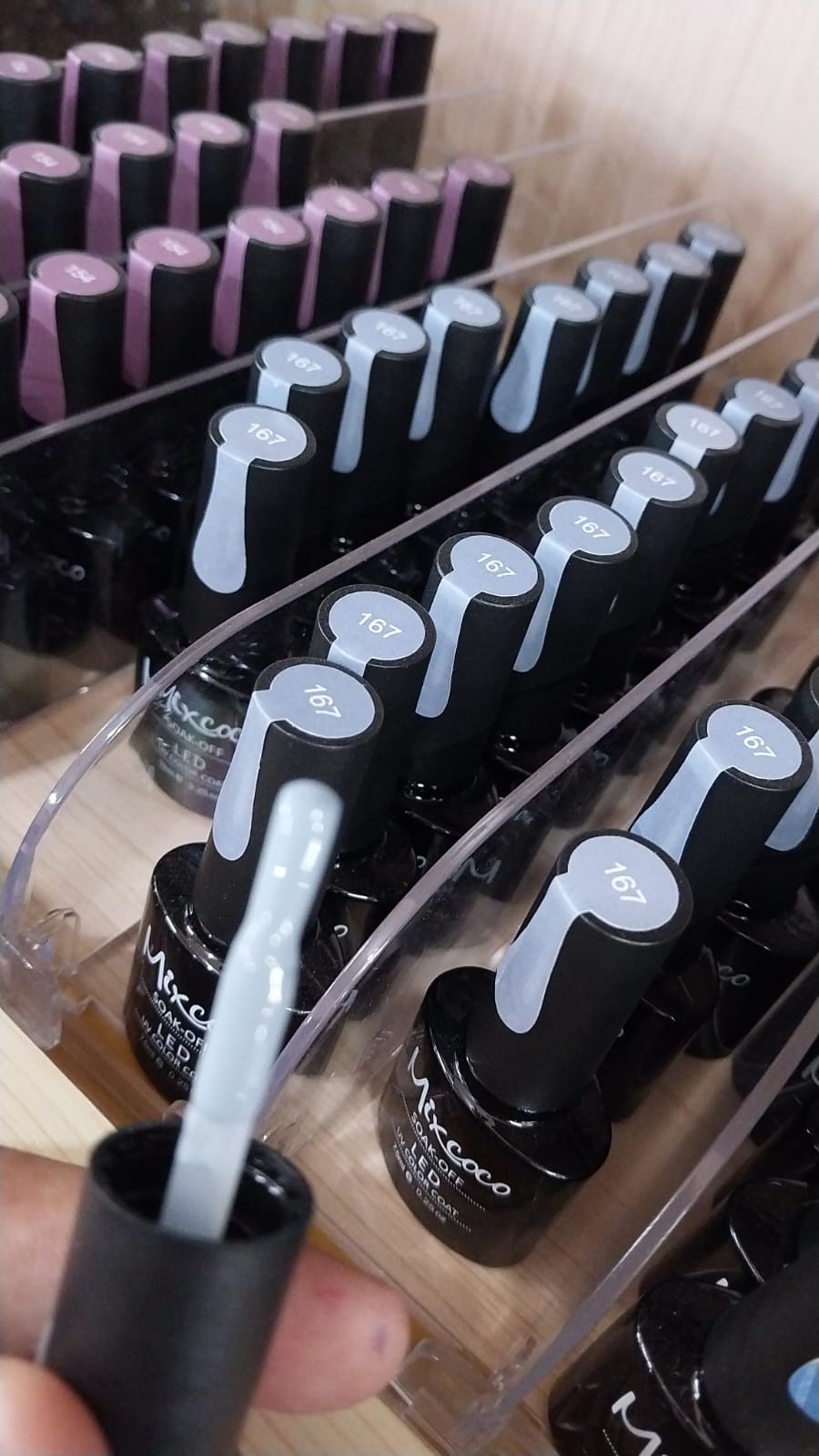 Vernis en gel Soak-Off Mixcoco 15 ml - Bleu SMC 072