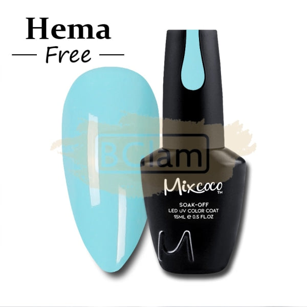 Mixcoco Soak-Off Gel Polish 15Ml - Blue 168 (Smc 063) Nail