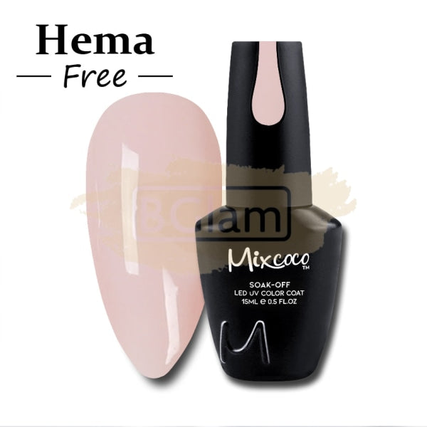 Mixcoco Vernis Semi-Permanent 15Ml | True Color Naked #197 (Transparent) Gel Nail Polish