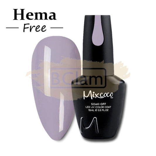 Mixcoco Vernis Semi-Permanent 15Ml | True Color Cream Grey #210 (Nh 07) Gel Nail Polish