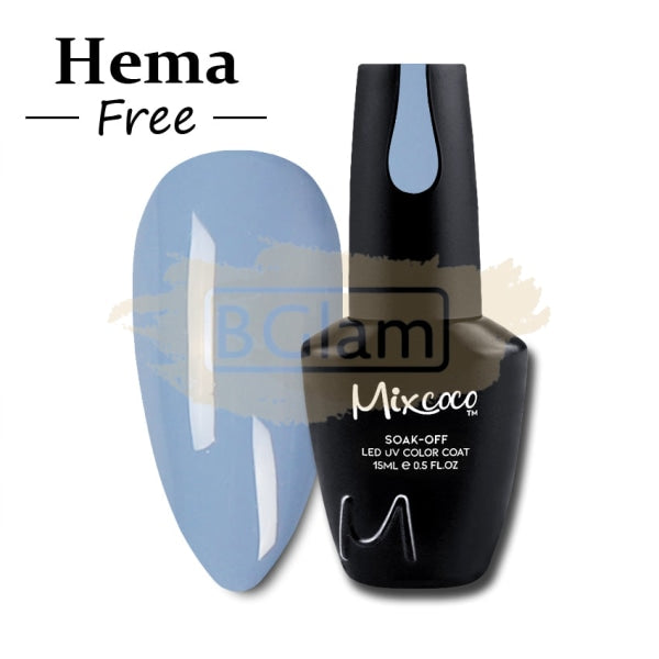 Mixcoco Vernis Semi-Permanent 15Ml | True Color Cream Grey #211 (Nh 08) Gel Nail Polish