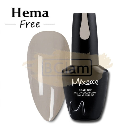 Mixcoco Vernis Semi-Permanent 15Ml | True Color Cream Grey #218 (Smc 103) Gel Nail Polish