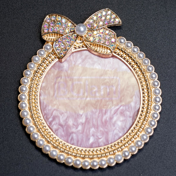 Nail Art Palette With Rhinestones & Pearls Acrylic