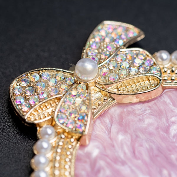 Nail Art Palette With Rhinestones & Pearls Acrylic