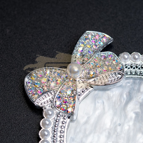 Nail Art Palette With Rhinestones & Pearls Acrylic