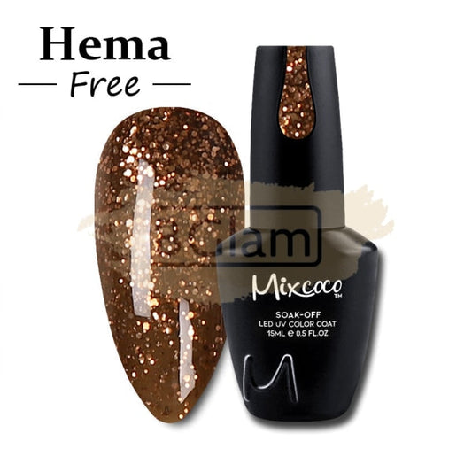 Mixcoco Soak-Off Gel Polish 7.5Ml - Shine Glitter Collection 266 (Lp 18) Nail