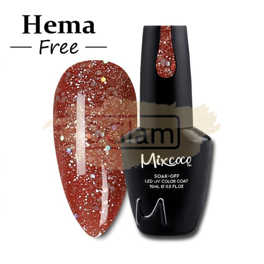 Mixcoco Soak-Off Gel Polish 15Ml - Shine Glitter Collection 292 (Smc 165) Nail